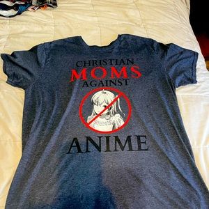 Christian Moms Against Anime tee XXL